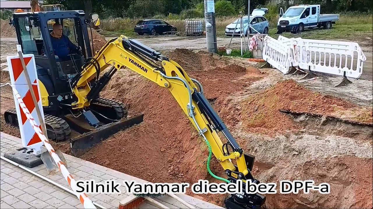Minikoparka gąsienicowa Yanmar ViO38-6