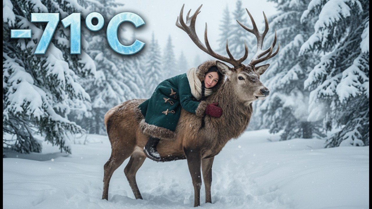“−71°C Blizzard: The Deer That Became a Lifeline”