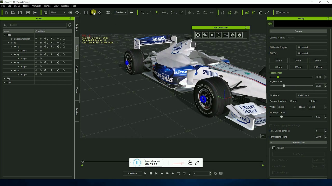 Sketchup to Iclone 7 - convert to physics props