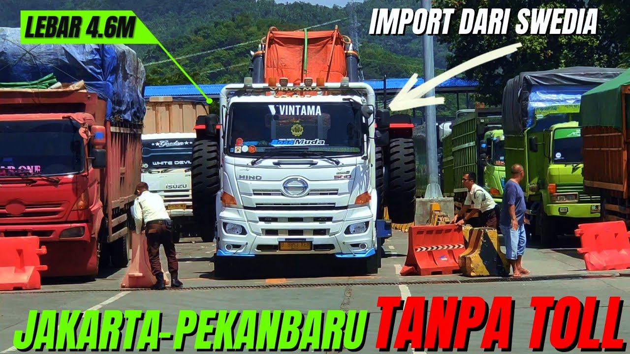 TRUCK IMPORT❗ LANGSUNG DARI SWEDIA NAIK KAPAL DI PELABUHAN MERAK