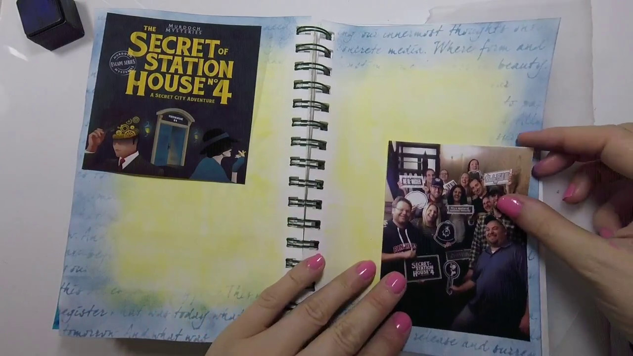 Creative Journal With Me #1- My First Journaling Process Video!