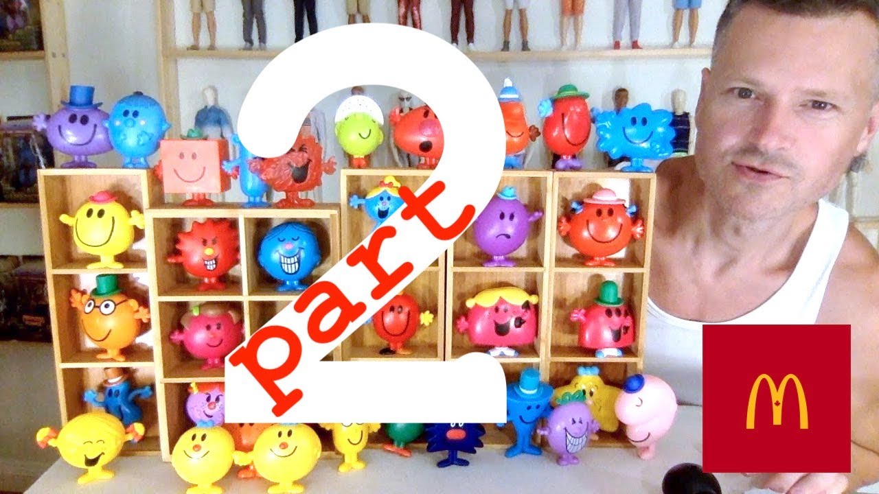 MORE McDONALD'S MR  MEN & LITTLE MISS PART 2 HAPPY MEAL TOYS featuring SPIDERMAN UNBOXING REVIEW