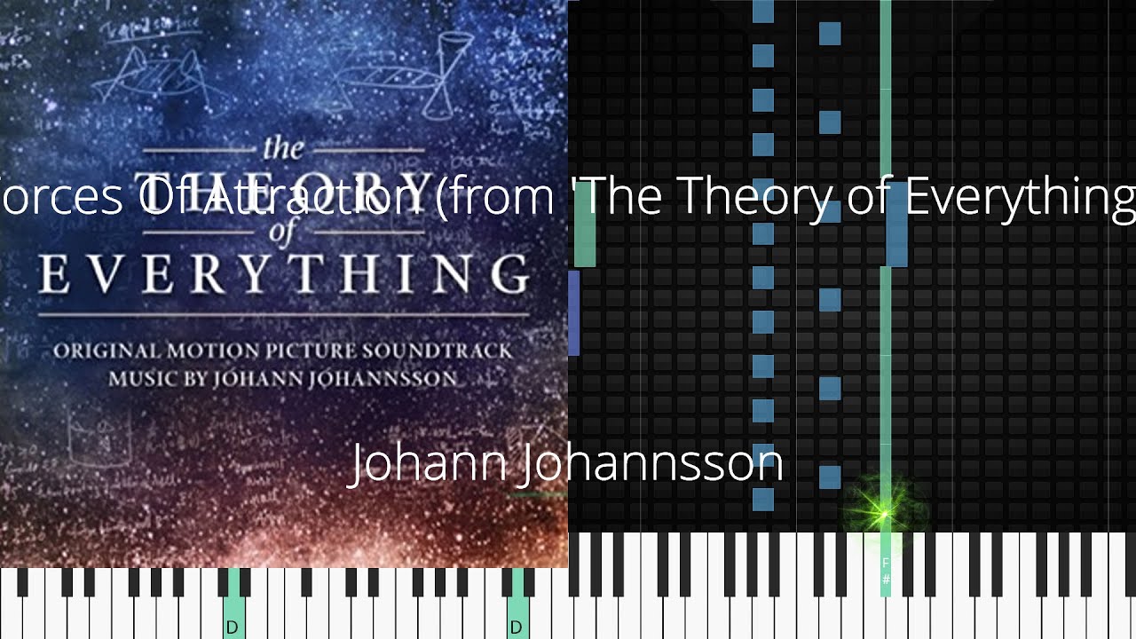 🎹 Forces Of Attraction (from 'The Theory of Everything'), Synthesia Piano Tutorial