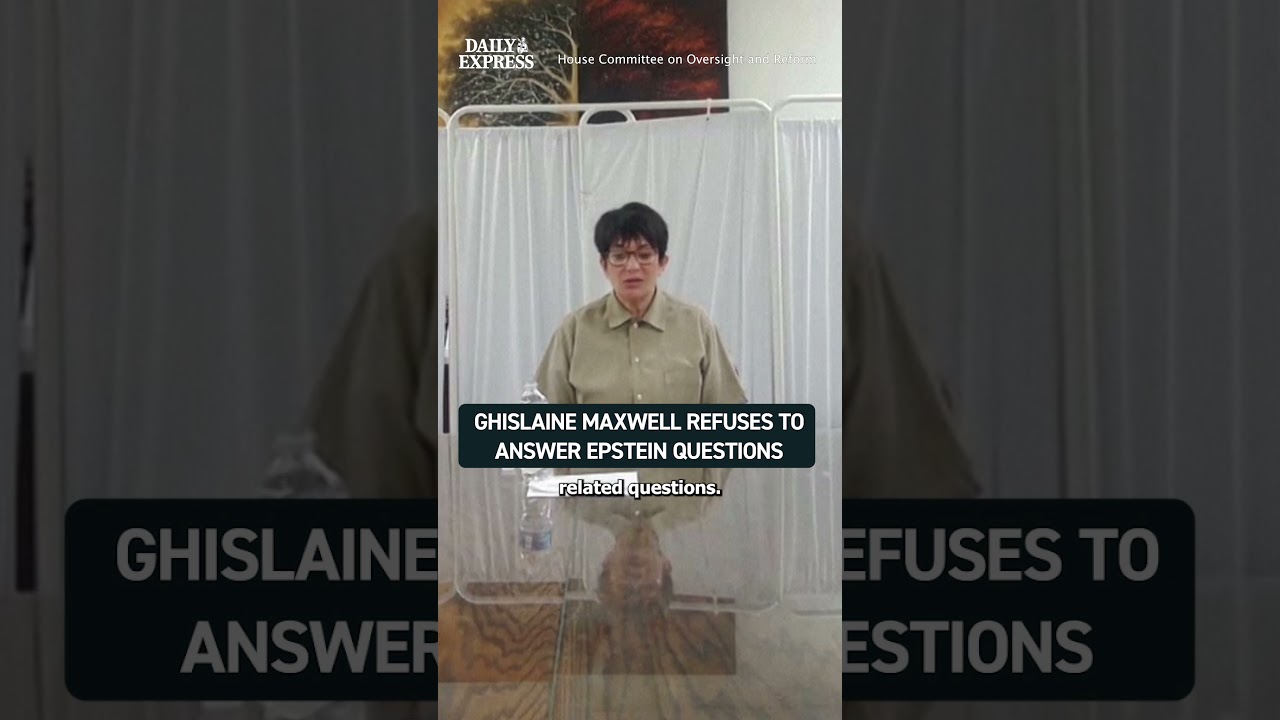 Ghislaine Maxwell repeatedly invoked her right to the Fifth Amendment when asked about Epstein 🔴