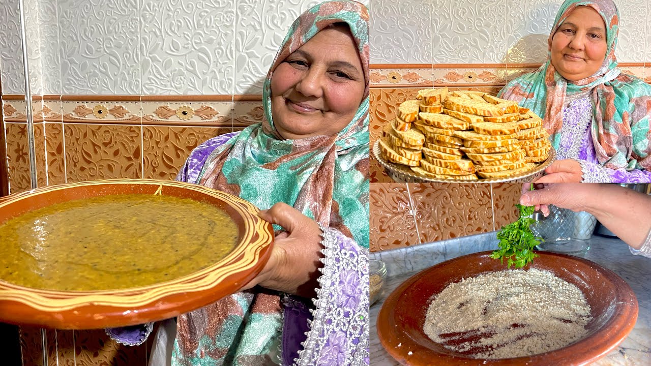 دوا البرد😨فتات الشطبة متشبعوش منها من يد الطباخة لالة رابحة👌🏻تحضيراتنا لمناسبة فالعائلة
