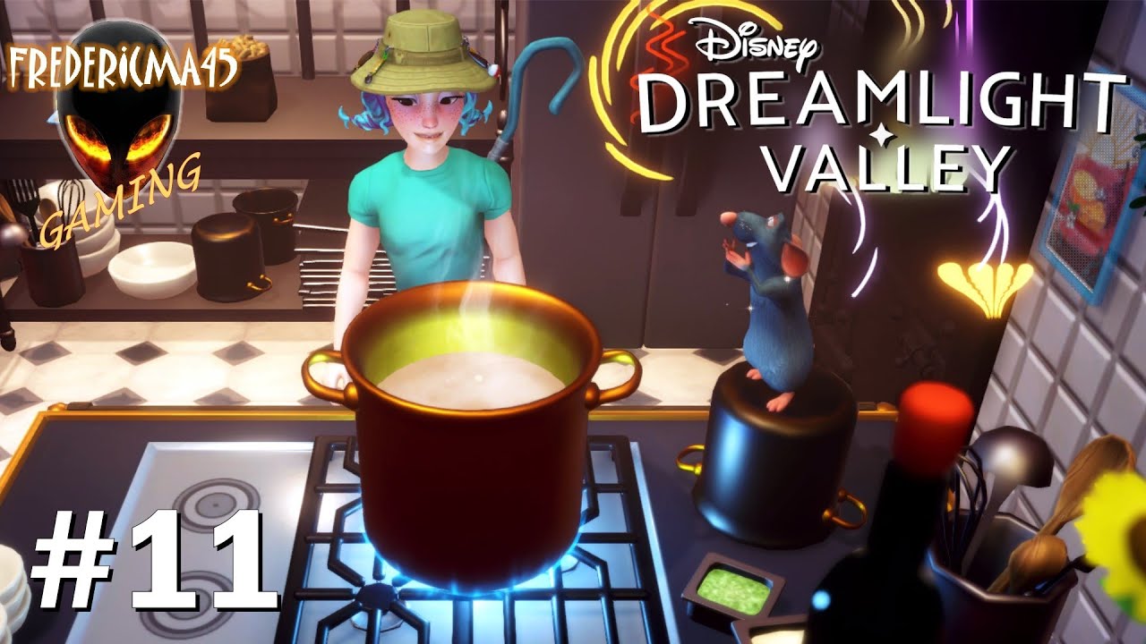Disney Dreamlight Valley [FR] Livre de recettes de Rémy, Doux Repaire (Ursula)& Dîner entre amis #11