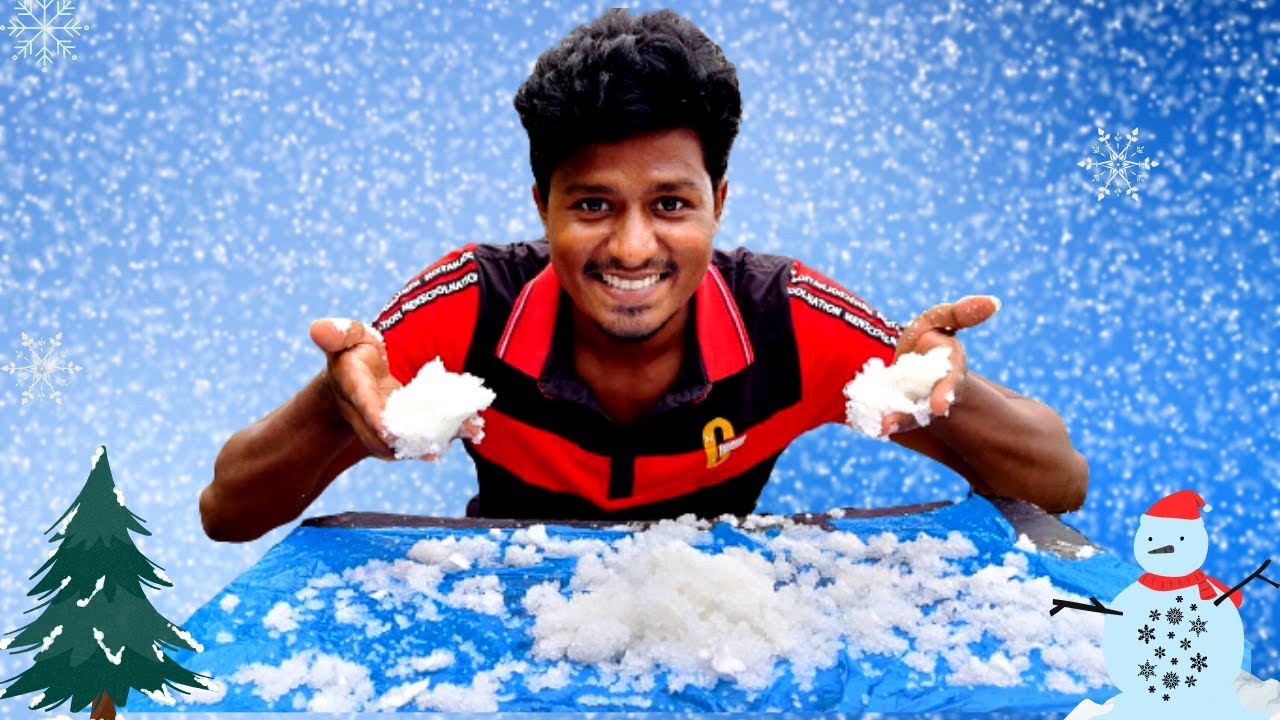 Snow Making at Home ☃️| வீட்டிலேயே Snow செய்வது எப்படி? ❄️| Vijay Ideas