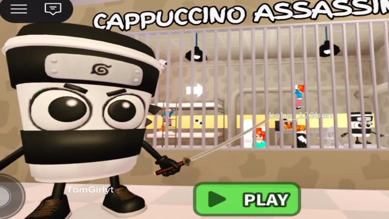 ☕ CAPPUCCINO ASSASSINO PRISON RUN! Walkthrough 4K NO DEATH 🔥