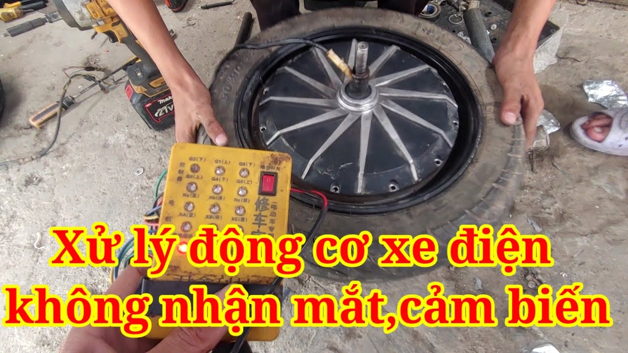 Xử lý động cơ thay mắt thay chíp lắp vào không nhận | xe điện thiên phát