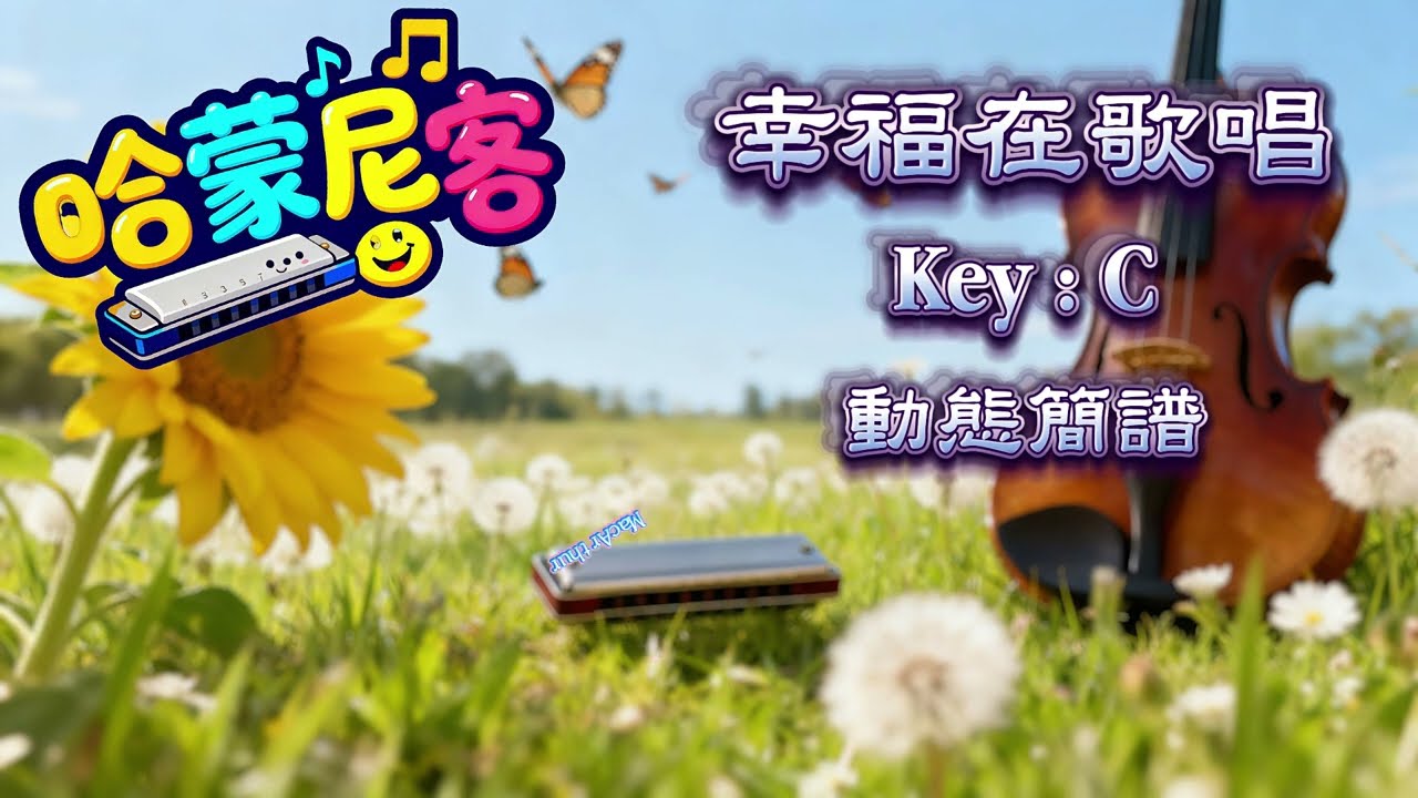 幸福在歌唱 C調【動態譜】