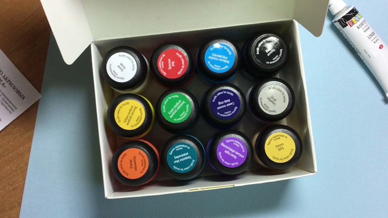 Краски по ткани Декола, обзор. Роспись одежды