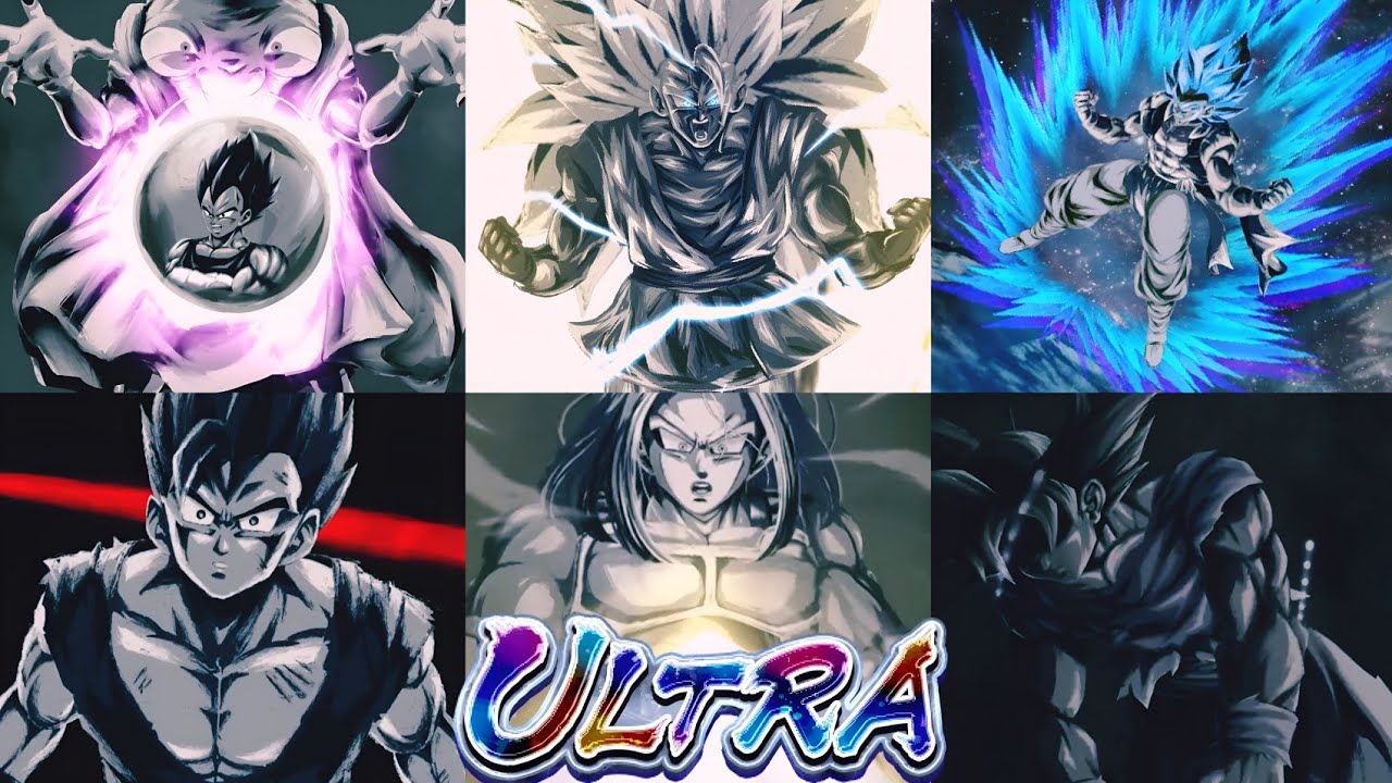 ALL ULTRA CHARACTERS INK BRUSH ANIMATIONS IN DRAGON BALL LEGENDS 🔥!! [MAR 2025]