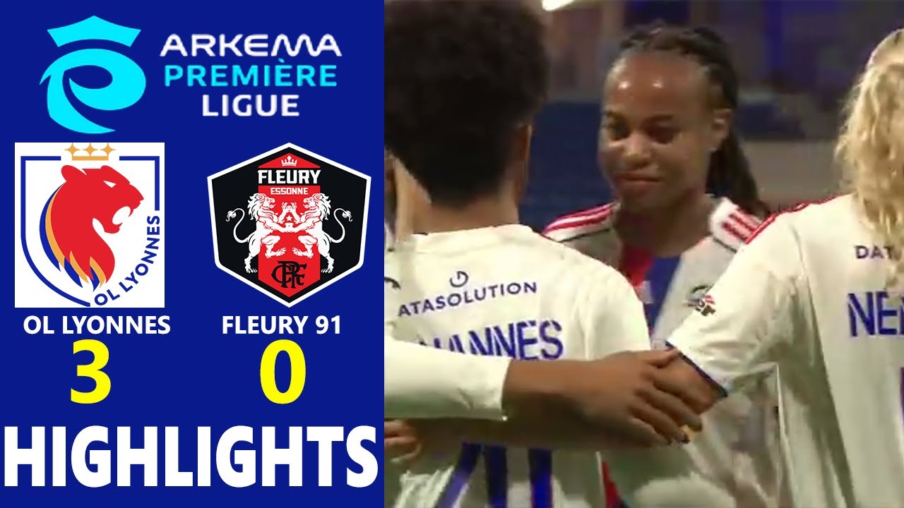 KATOTO SHOW🔥 OL Lyonnes vs Fleury 91 Основные моменты | Аркема Премьер-лига 2025/2026