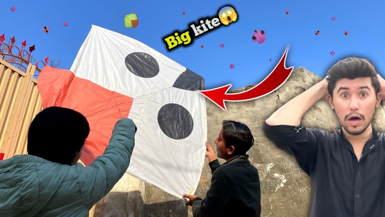 Flying big gudda kite😱 || 6 Tawa🪁 || I boo🔥Full Asman khli😈 || Kite fighting🥵 || kite making