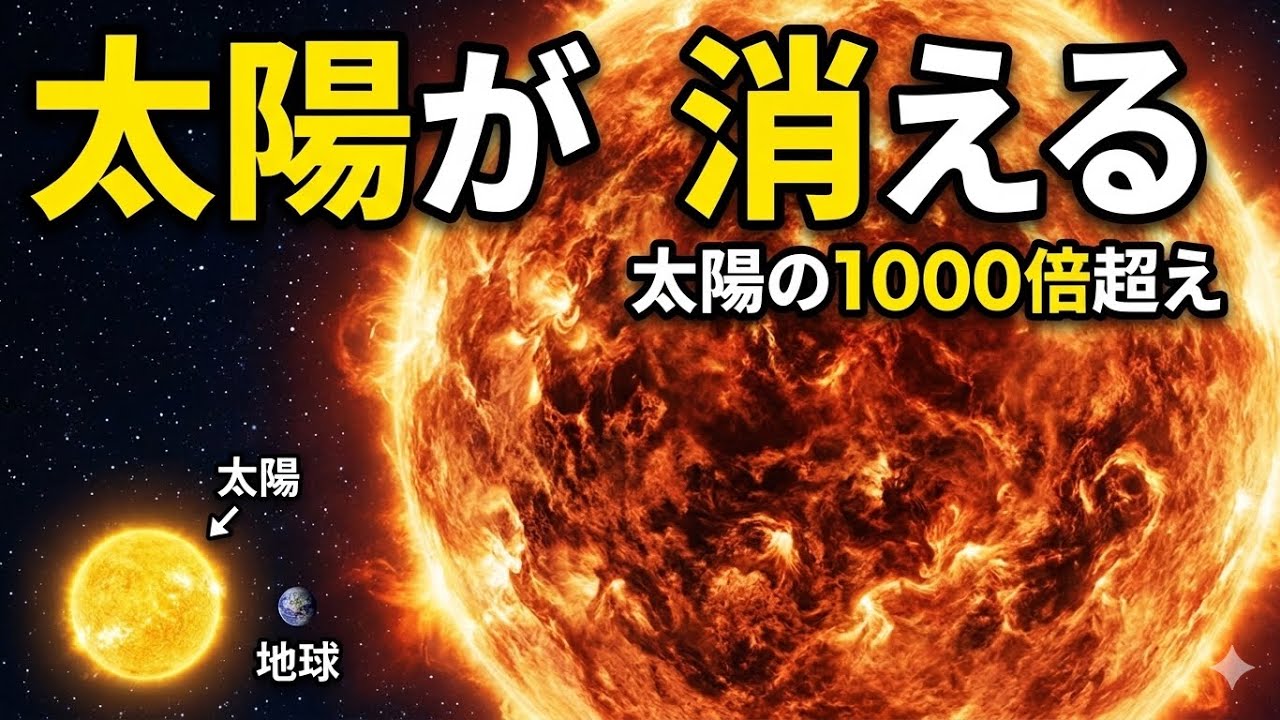 【完全解説】太陽の1000倍。宇宙最大のバケモノ「極超巨星」が迎える絶望的な最期