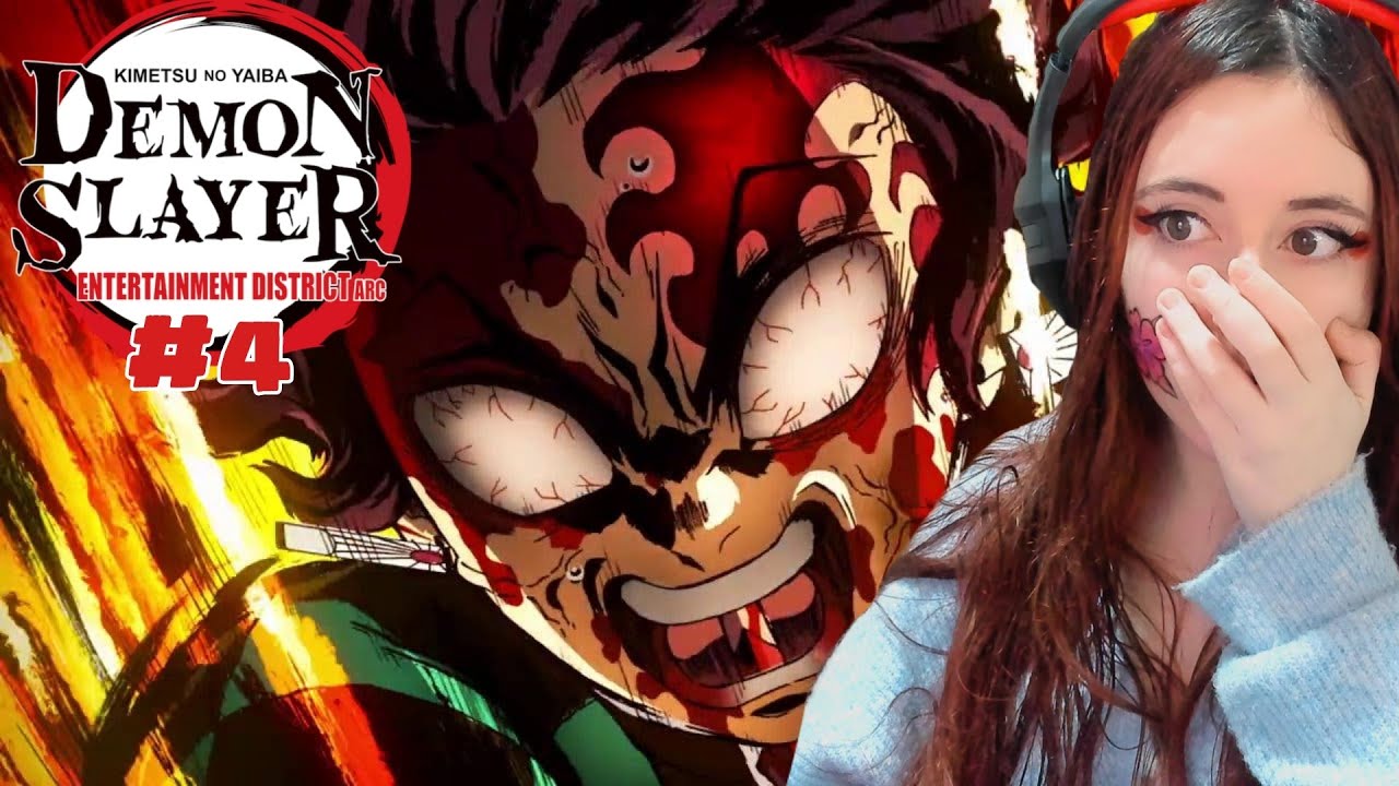 KIMETSU NO YAIBA REACCIÓN: Arco Distrito Rojo #4 (Eps 9 y 10) 👹👘🔥 - ¡LA MARCA DE FUEGO!