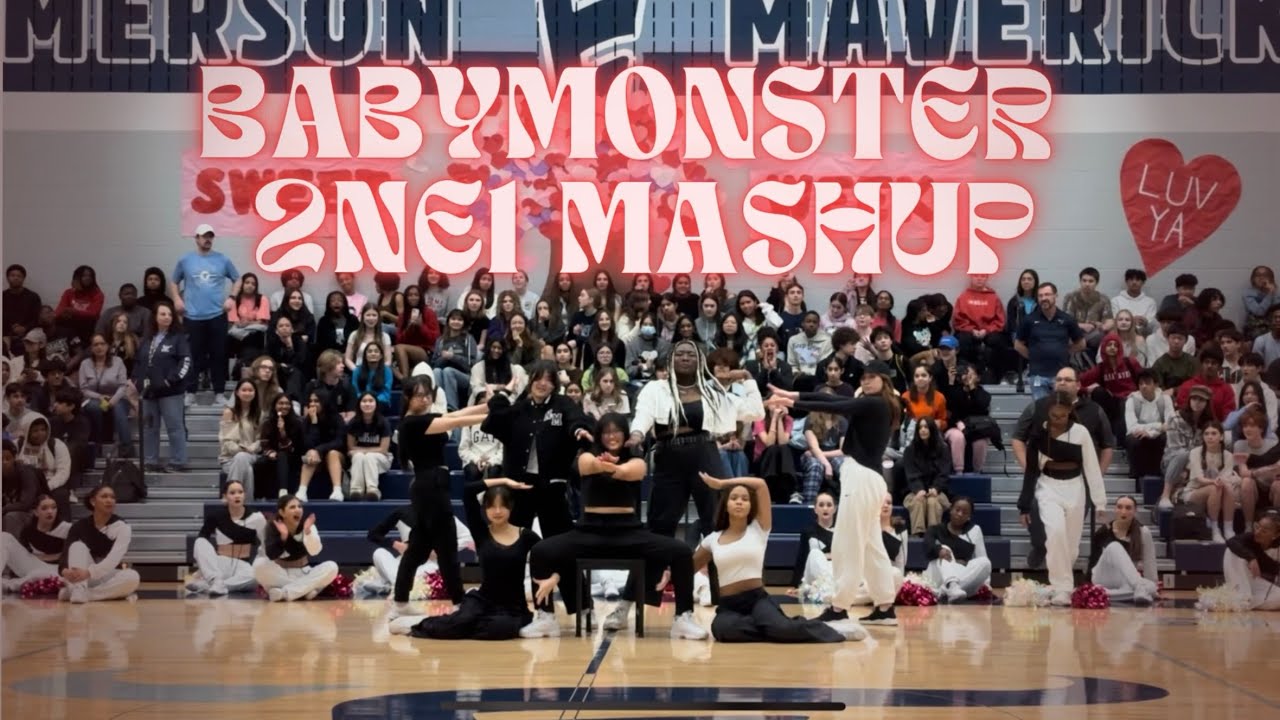 [KPOP IN SCHOOL] Babymonster 2NE1 Mashup - EHS Kpop Dance Club | Pep Rally