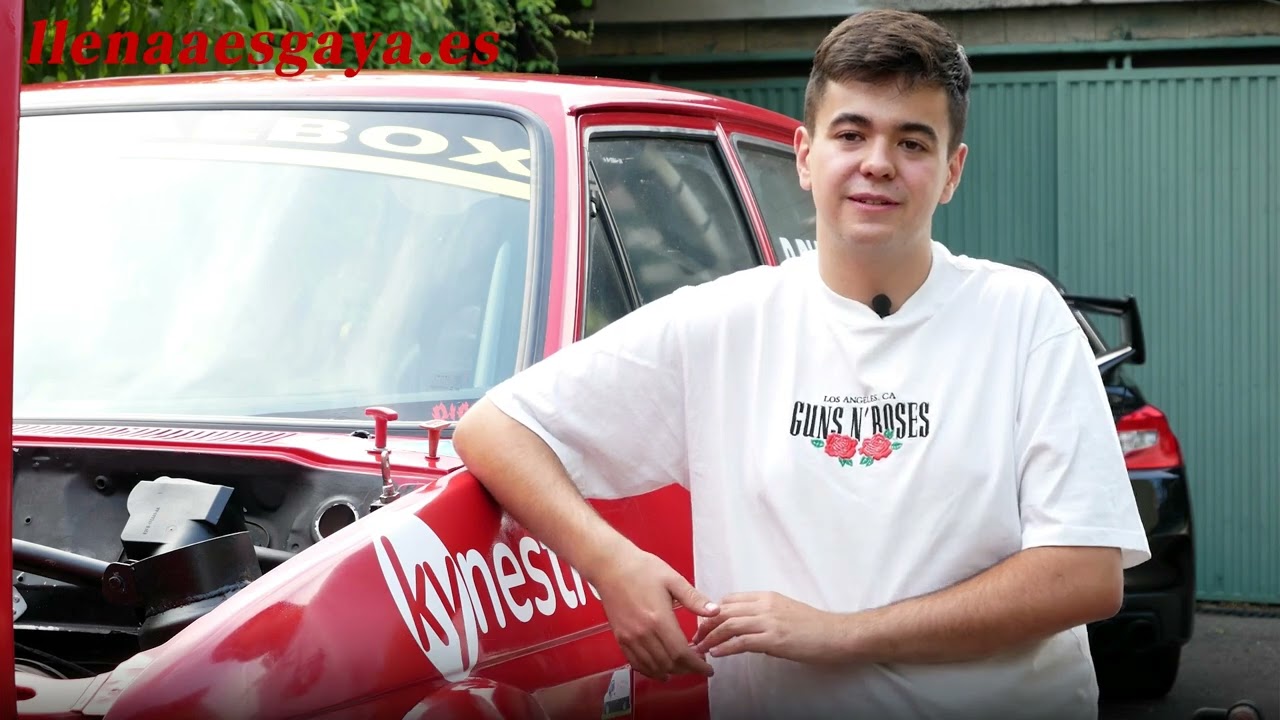 El joven piloto lenense David Díaz Ramos corre hoy y mañana en la Subida a Santo Emiliano