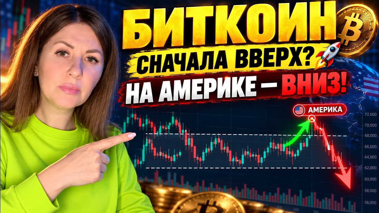 🔴Почему Биткоин может обвалиться на АМЕРИКЕ. Биткоин прогноз на сегодня