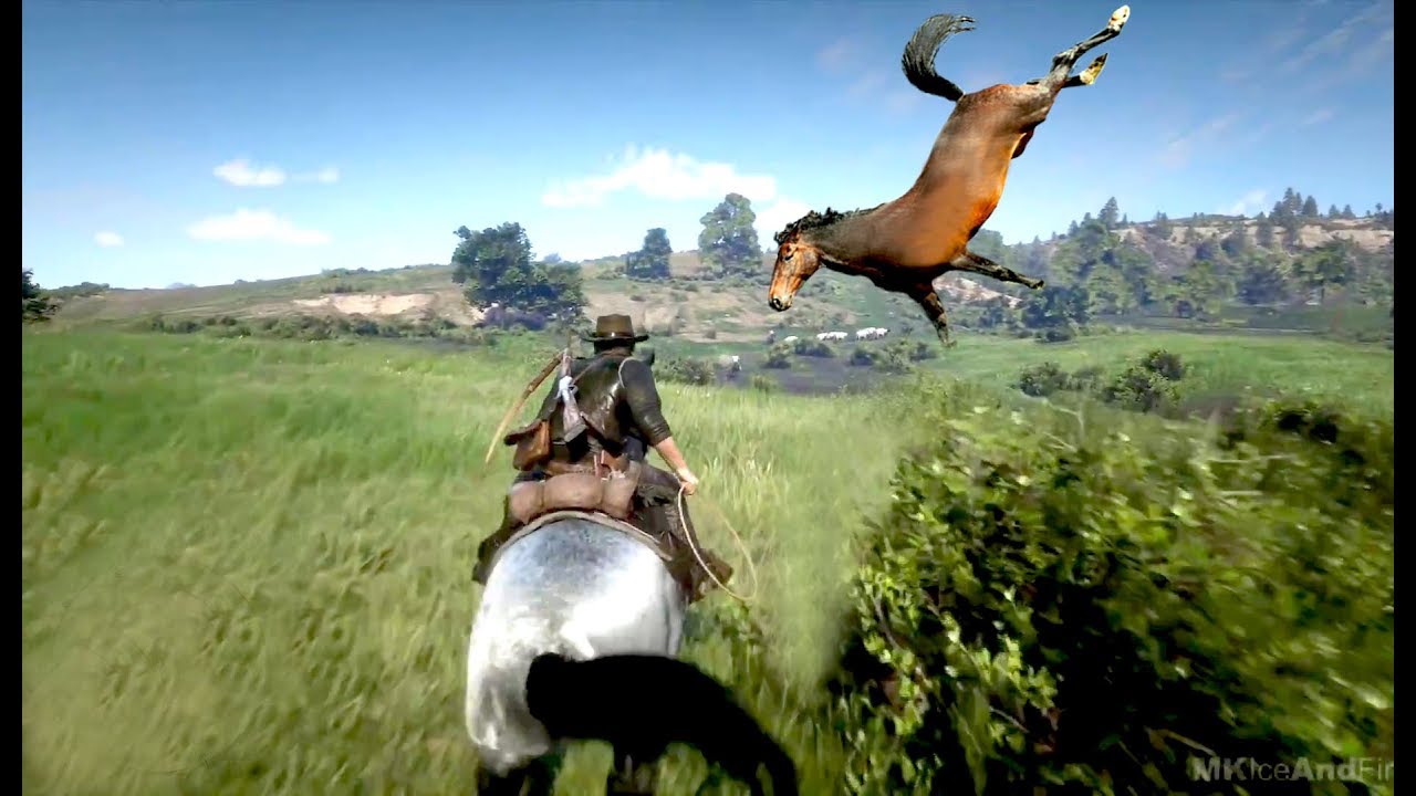 Red Dead Redemption 2 Funny Fails and Glitches Part 1
