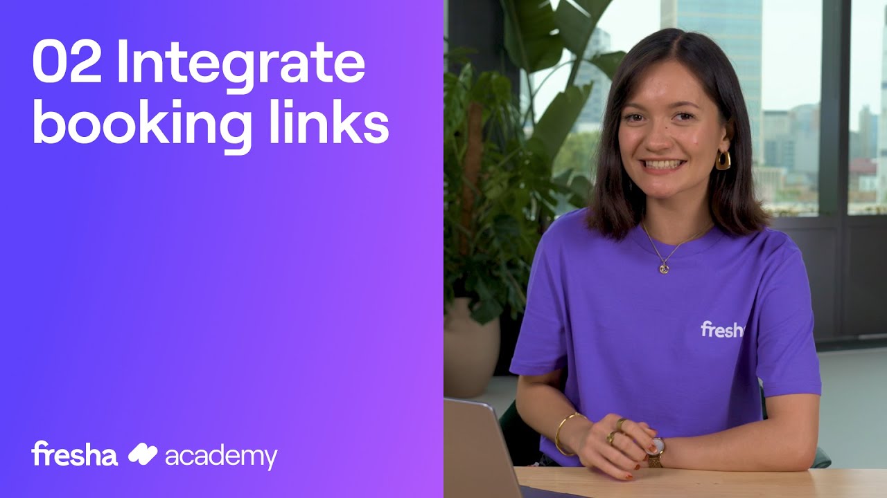 Integrate booking links | Fresha Academy