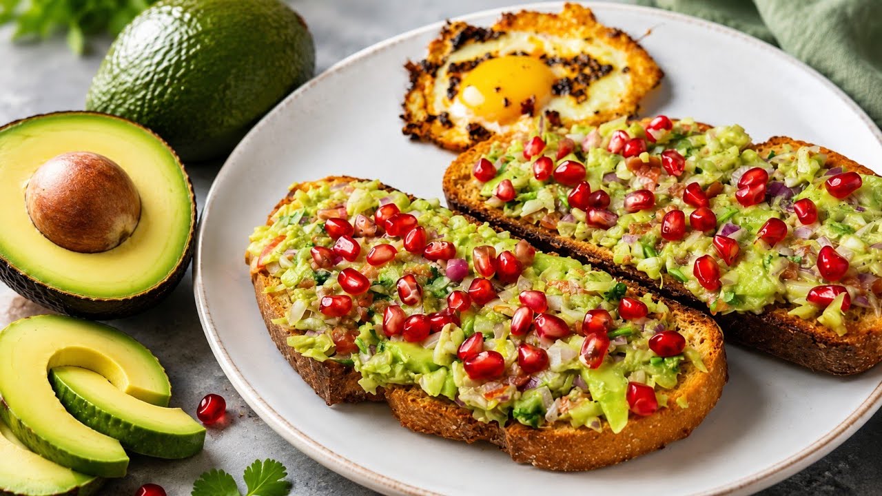 Just 1 Avocado & 5 Minutes! The Best Avocado Toast Recipe | Healthy Breakfast Recipe 