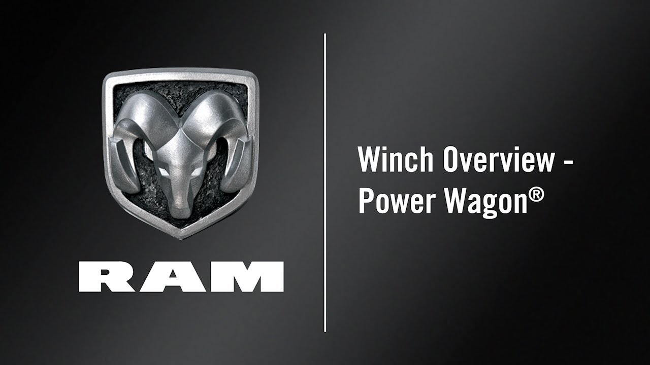 Winch Overview - Power Wagon® | How To | 2020 Ram 2500-3500