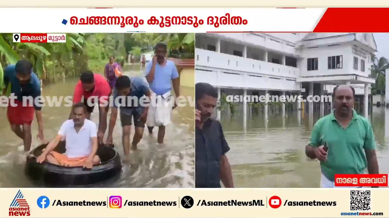 കിഴക്കൻവെള്ളത്തിന്റെ ഒഴുക്ക് ശക്തം; ആലപ്പുഴയിൽ വെള്ളപ്പൊക്ക ദുരിതം ഒഴിയുന്നില്ല | Alappuzha