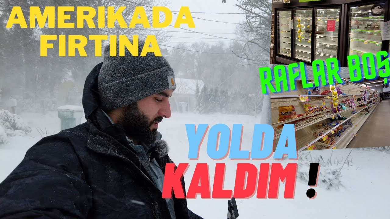 Amerikada Kar Fırtınası, Yolda Kaldım