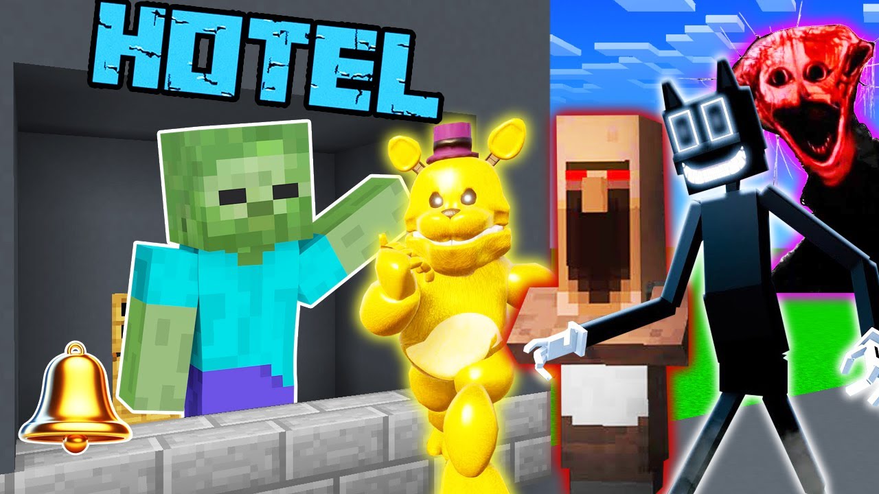NEDEN TÜM CANAVARLAR İÇİN OTEL AÇTIM 😱 - Minecraft