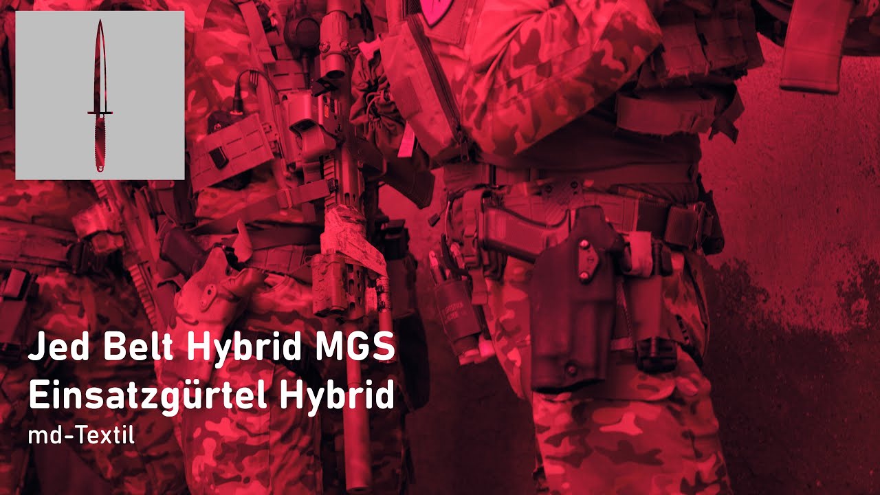Modulare Einsatzgürtel // md-Textil Jed Belt Hybrid MGS & Hybrid Einsatzgürtel