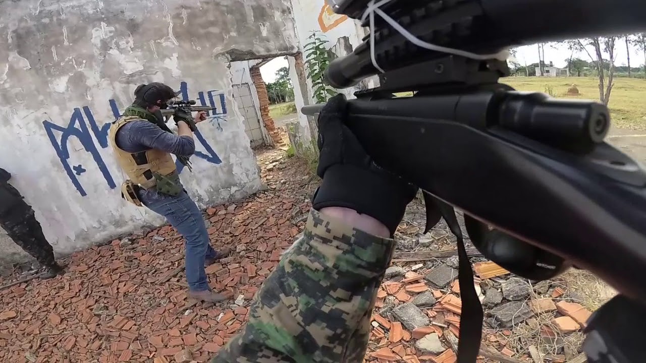 iSamurai - Sniper Well MB02 Original sem up - Gameplay Airsoft