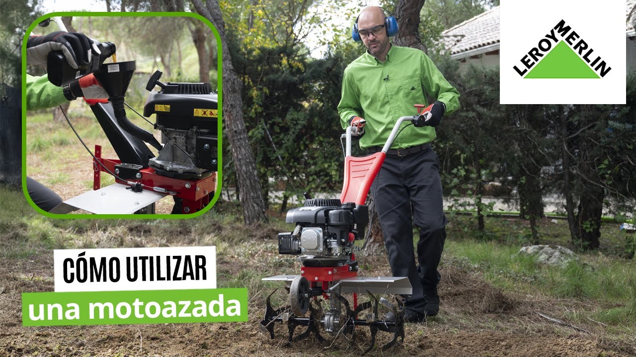 Cómo utilizar una motoazada | LEROY MERLIN