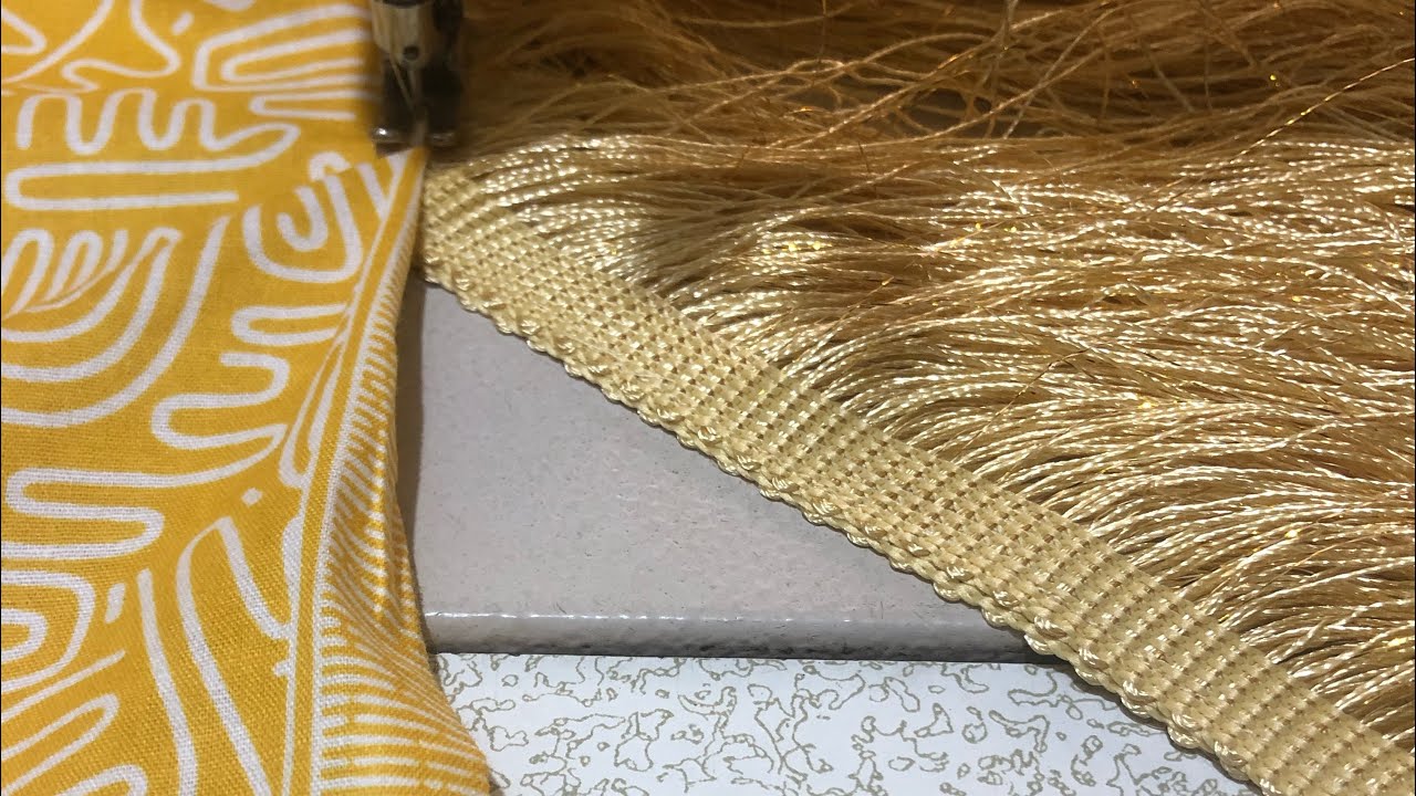 HOW TO ATTACH YOUR FRINGE TO THE HEM OF YOUR DRESS IN 5 MINUTES.