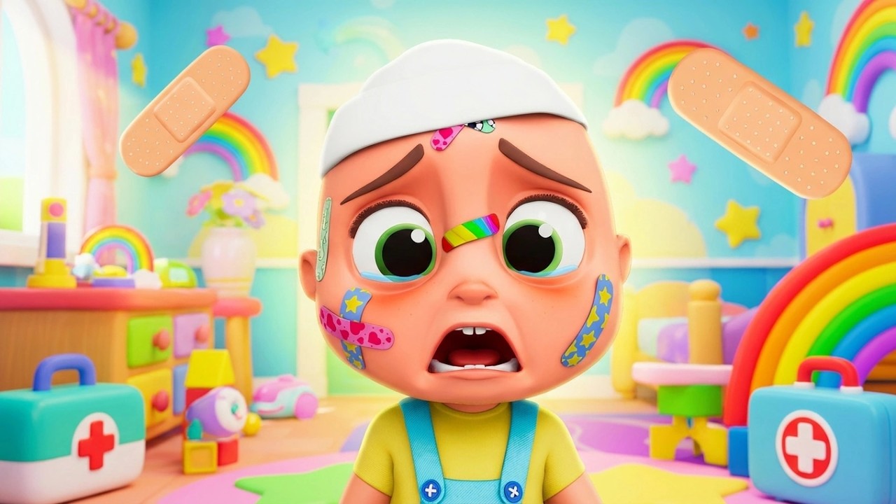 Aua Aua Lied 🩹 So kleben wir die Pflaster auf ✨ Baby Berry | Lernspaß & Unterhaltung 🎶