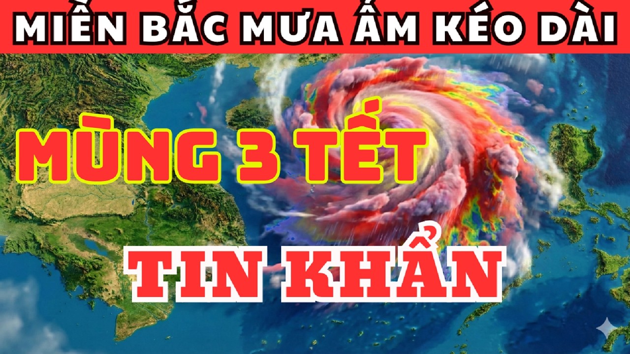 Dự Báo Thời Tiết Ngày 19/02 và 3 Ngày Tới | Miền Bắc Mưa Ẩm Kéo Dài, Biển Đông Sóng Cao 4m
