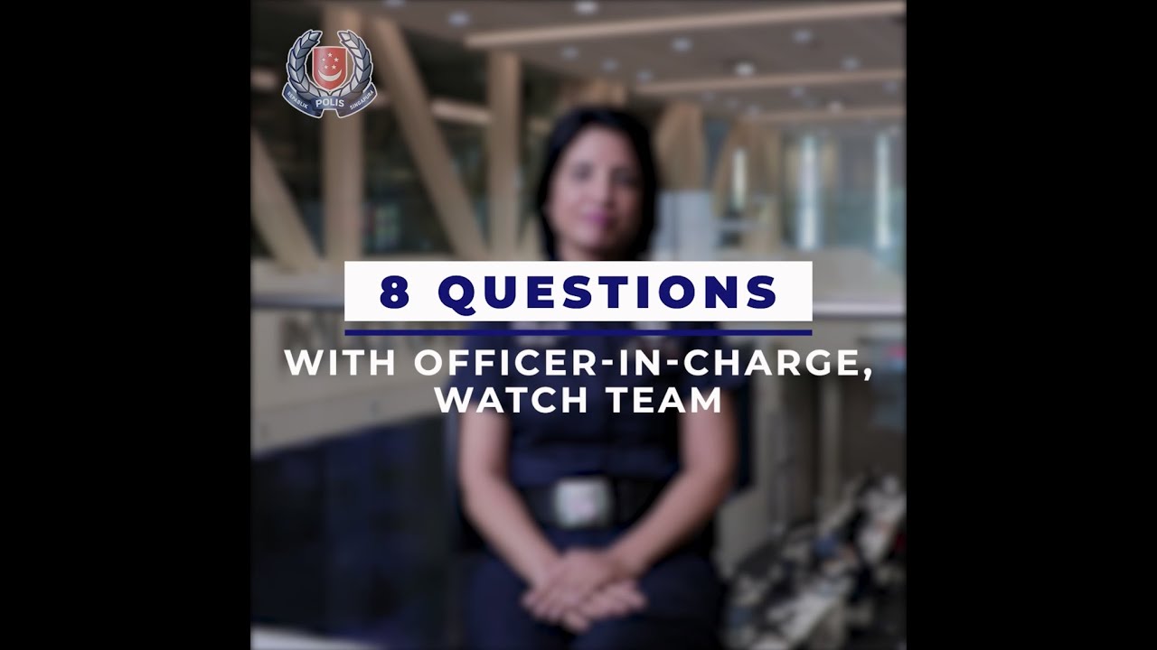 8 Questions with Officer-in-Charge, Watch Team