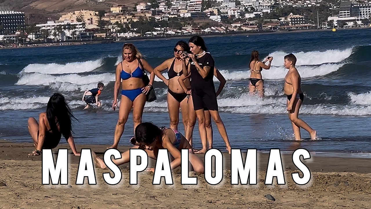 🌍 Gran Canaria. Maspalomas. Playa del Inglés. 