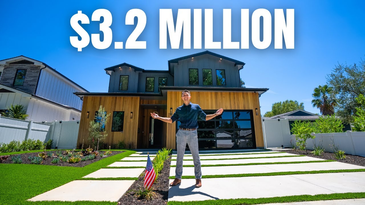 Touring a $3.2 Million Sherman Oaks Modern Farmhouse!
