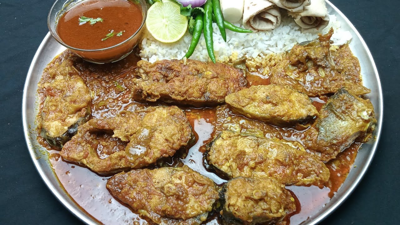 HUGE SPICY BIG FISH CURRY, FISH GRAVY, RICE, CHILLI MUKBANG ASMR SHOW