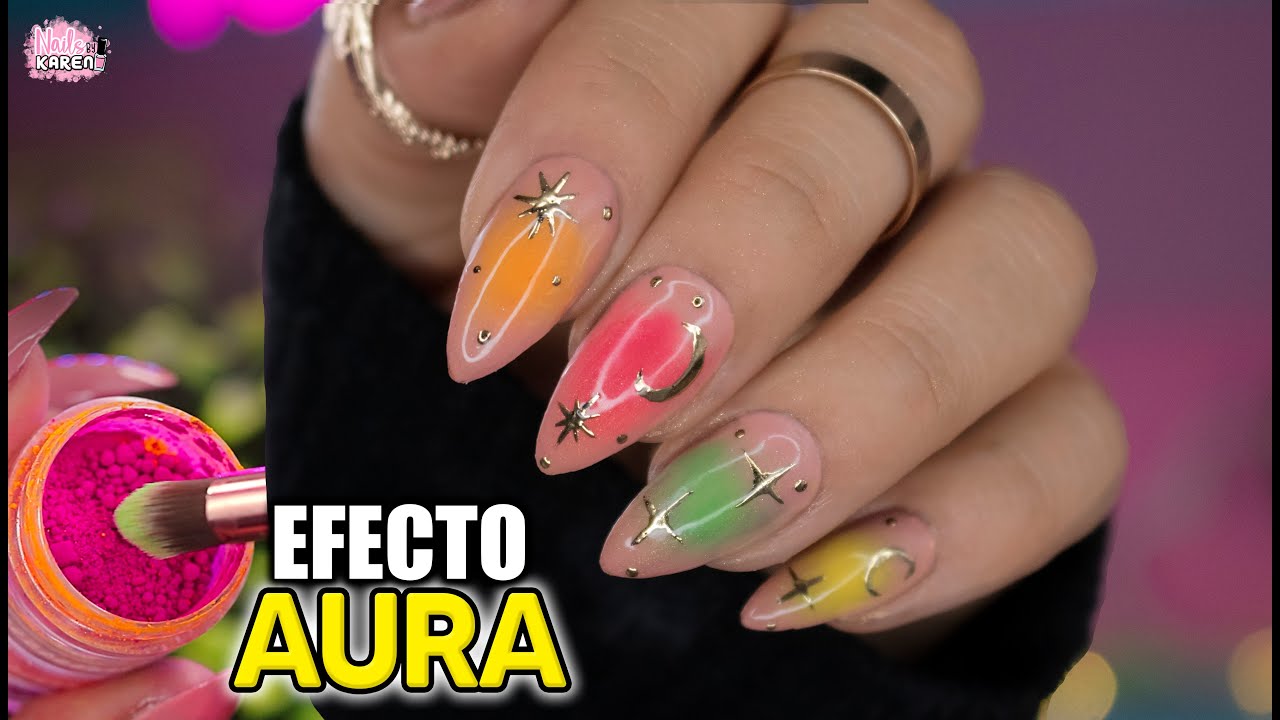 OMG! Efecto VIRAL AURA *Tutorial FÁCIL |NailsByKaren