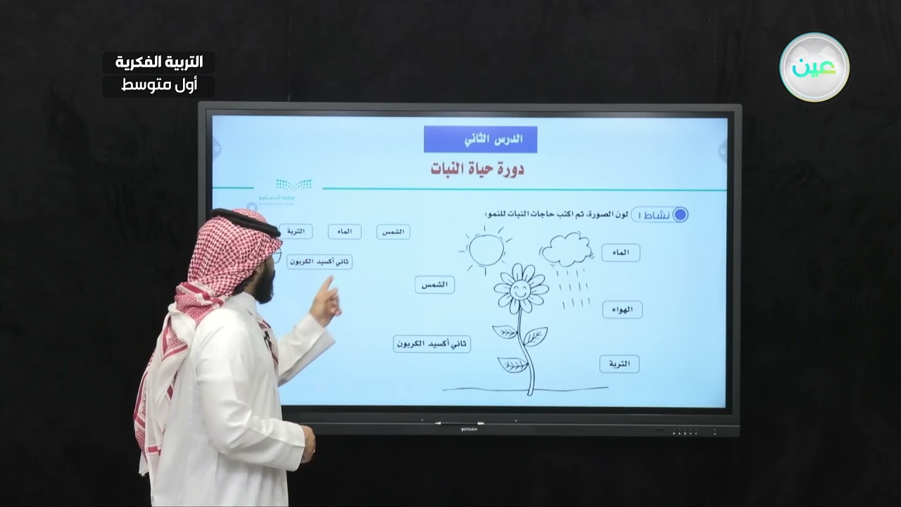 دورة حياة النبات(4) - العلوم  - أول متوسط فكري