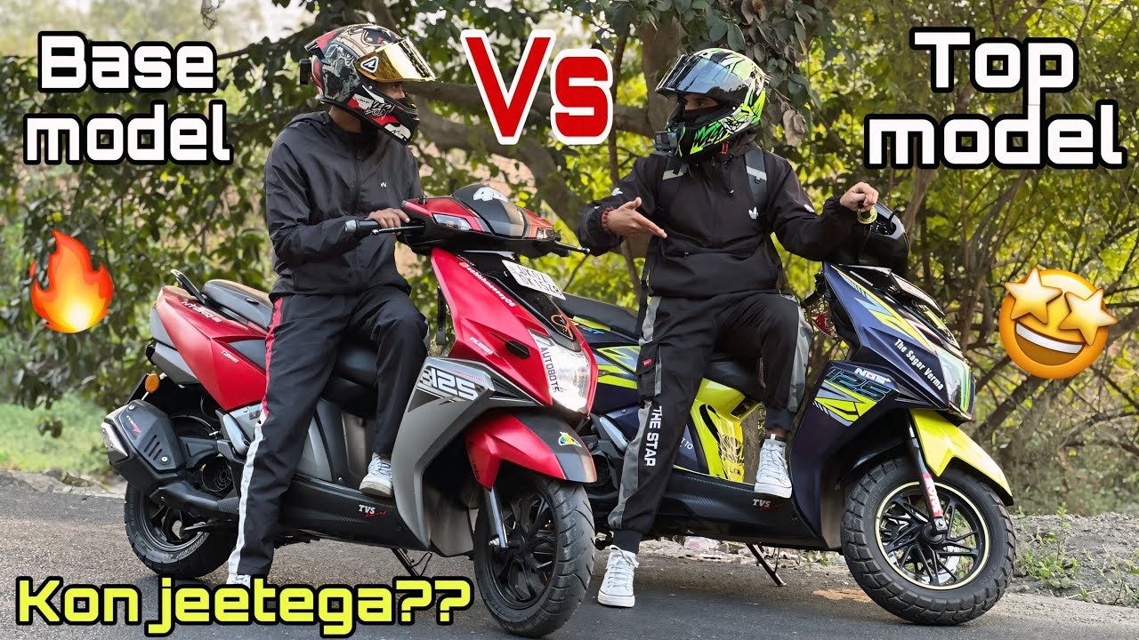Drag race 😱 base model vs ntorq xt 🔥| TVS NTORQ XT