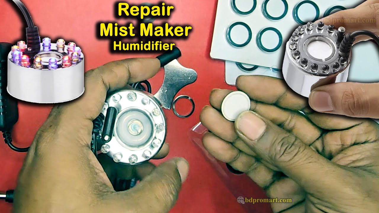 How to Repair Mist Maker Humidifier Fogger কিভাবে নষ্ট হিউমিডিফায়ার বা মিস্ট মেকার ঠিক করবেন?