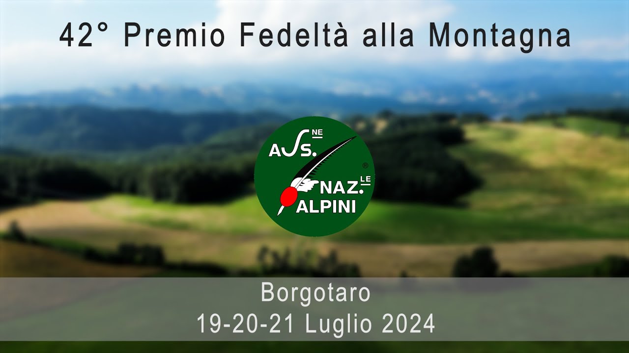 Premio Fedeltà alla Montagna 2024 - a Piergiorgio FECI - Borgo val di Taro