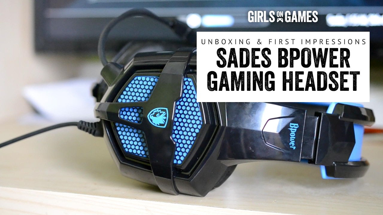 Sades Bpower Gaming Headset - Unboxing, First Impression and Mic Test