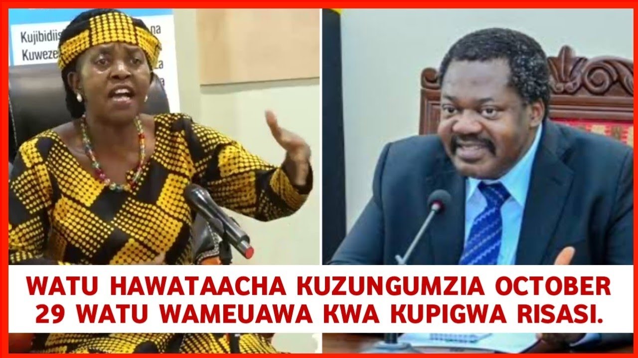 Ananilea Nkya amjibu makamu wa Rais kufuatia kauli yake ya kutotaka wanasiasa kuzungumzia October 29