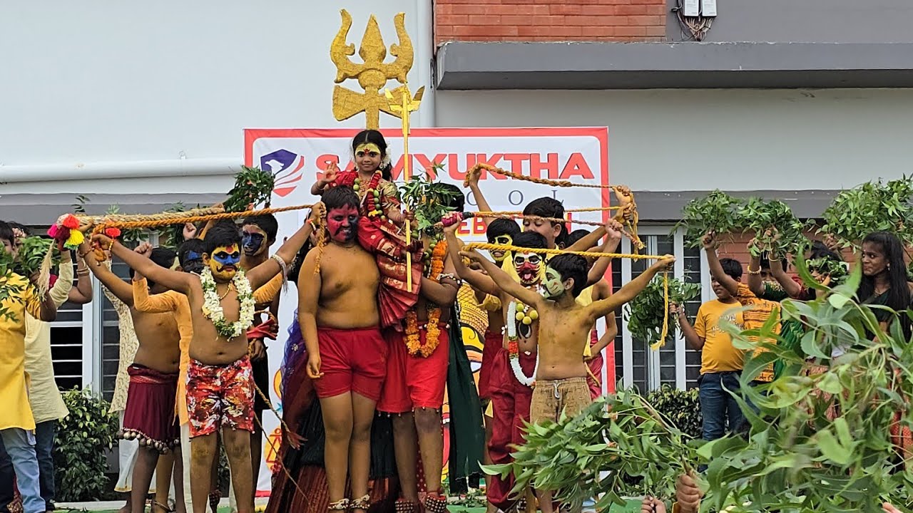 Samyuktha School Bonalu Celebrations 2024