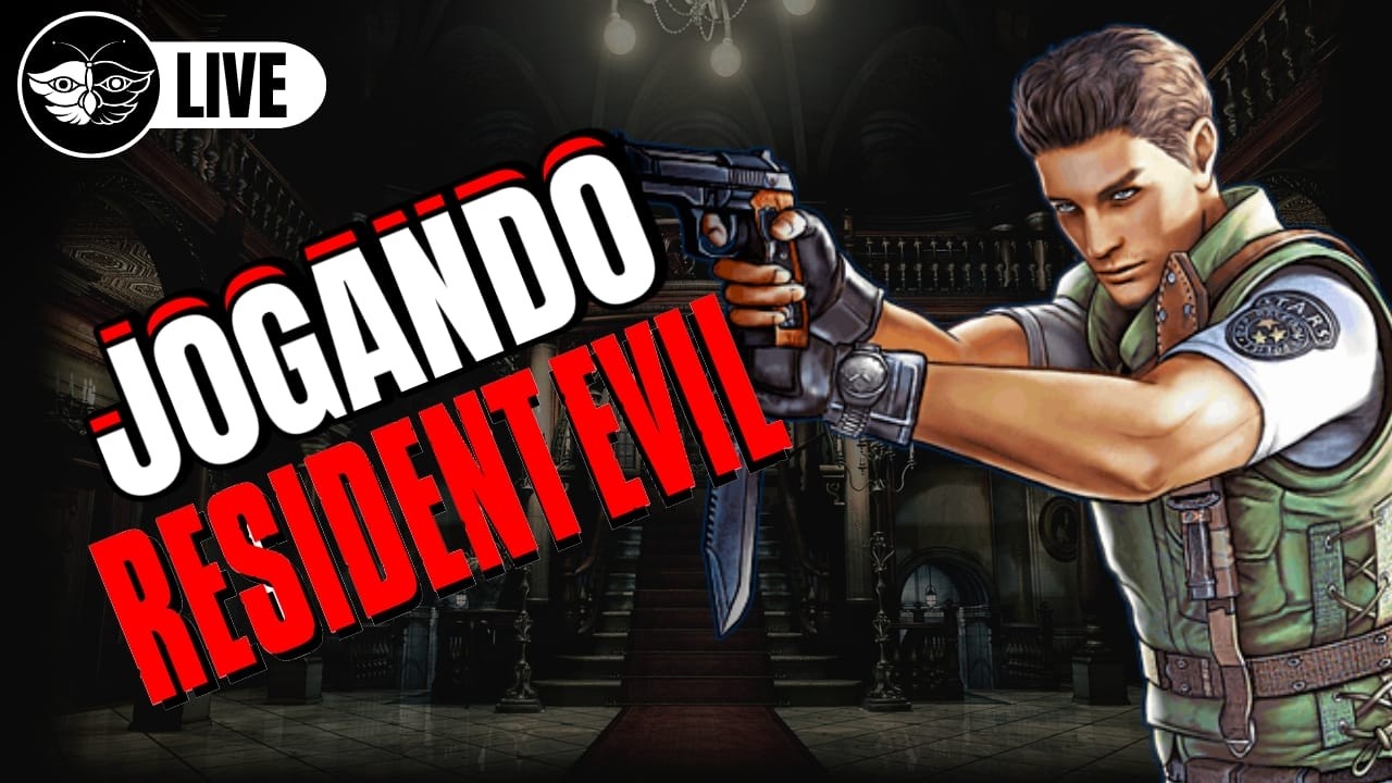 A MANSÃO É UM LABIRINTO | Mariposa Joga RESIDENT EVIL 1 REMAKE #2
