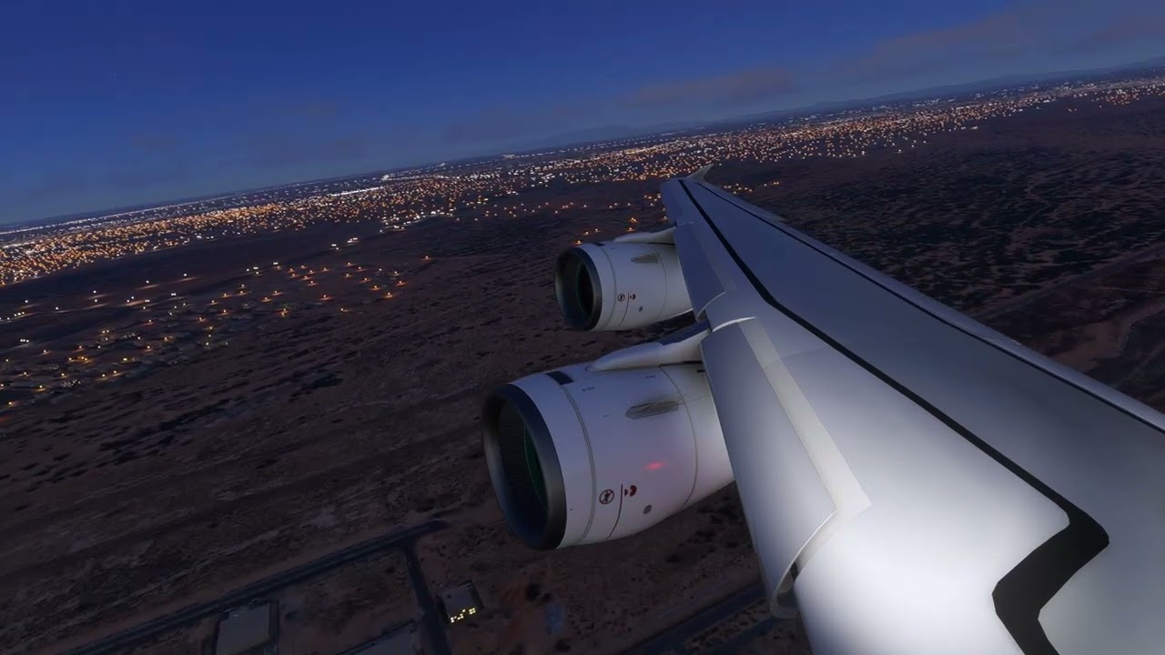 Full Thrust Airbus A380 Lufthansa For Take Off